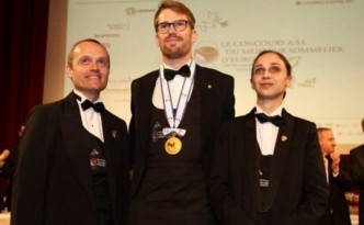 Jon Arvid Rosengren con gli altri due finalisti