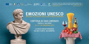 la Mostra Culturale della Dieta Mediterranea nella Certosa di San Lorenzo