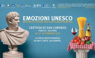 la Mostra Culturale della Dieta Mediterranea nella Certosa di San Lorenzo