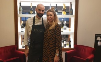 Il Principe, Gian Marco Carli con la compagna Claudia Langella